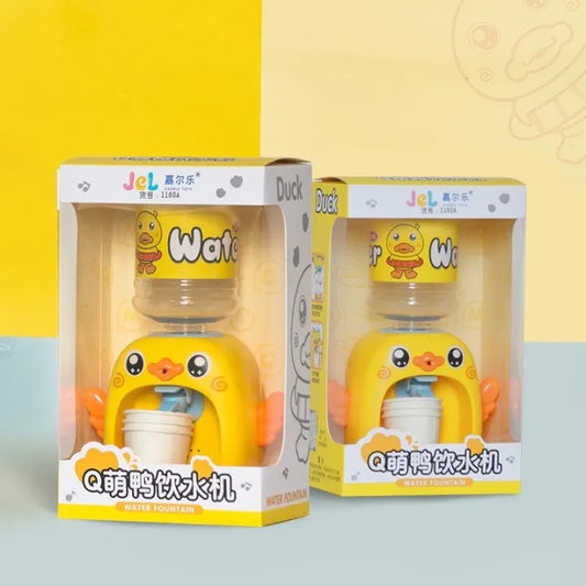 Mini Duck Water Dispenser Toy – Pretend Play Drinking Fountain