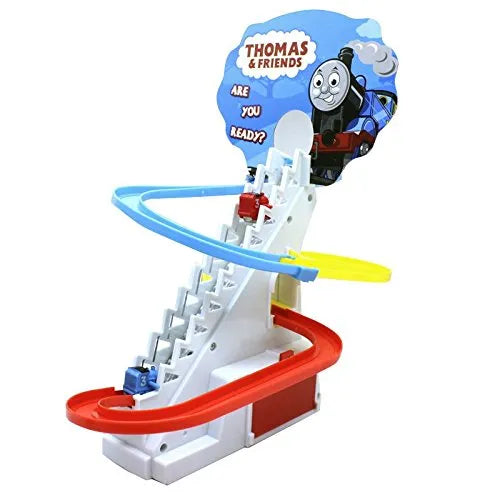 Thomas & Friends Track Train Set – Climbing Stairs Toy with Lights & Music