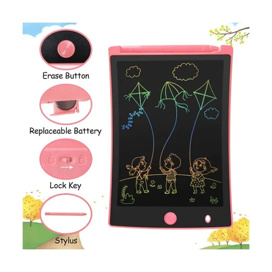Colorful 8.5-Inch LCD Writing Tablet for Kids – Electronic Drawing & Sketch Pad