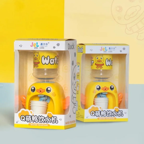 Mini Duck Water Dispenser Toy – Pretend Play Drinking Fountain