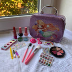 Mermaid Washable Cosmetic Makeup Kit for Kids