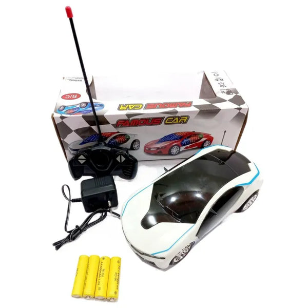 Remote Control Car with 3D Lights – Rechargeable Toy Car