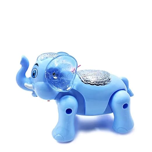 Bump & Go Clever Elephant Toy with Lights & Music