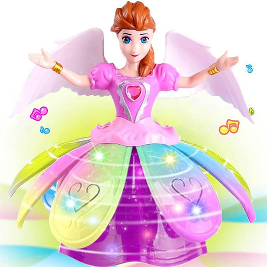 Princess Musical Dancing Angel Doll with 3D LED Lights
