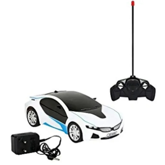 Remote Control Car with 3D Lights – Rechargeable Toy Car