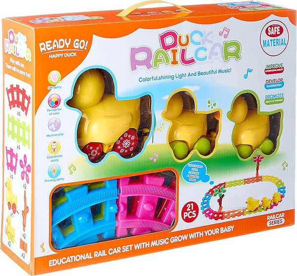 Gaoerjiefu 7012A Educational Duck Railcar Set with Music