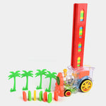 Domino Train Toy with Lights & Music for Kids