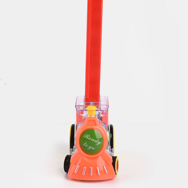 Domino Train Toy with Lights & Music for Kids