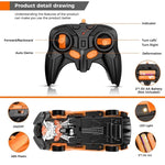 2-in-1 Transformer Robot Lamborghini RC Car with Lights & Music