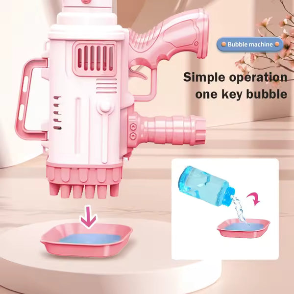 Electric Automatic Bubble Gun Toy