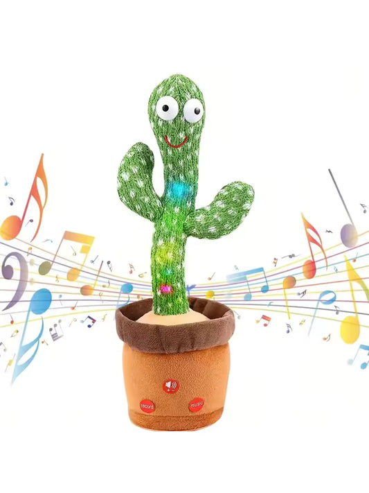 Dancing Talking Cactus Toy – Singing & Repeating Plush Toy