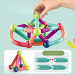 Magnetic Building Blocks Cube Set – Creative Learning Toy
