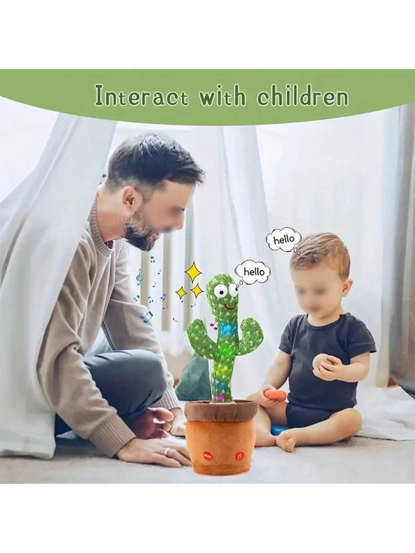 Dancing Talking Cactus Toy – Singing & Repeating Plush Toy