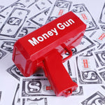 Money Gun Toy with Play Money – Party Cash Spray Gun