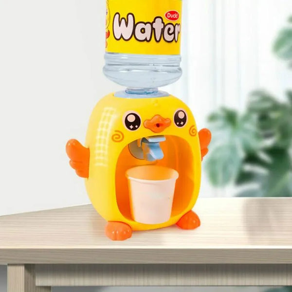 Mini Duck Water Dispenser Toy – Pretend Play Drinking Fountain