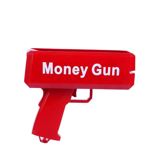 Money Gun Toy with Play Money – Party Cash Spray Gun