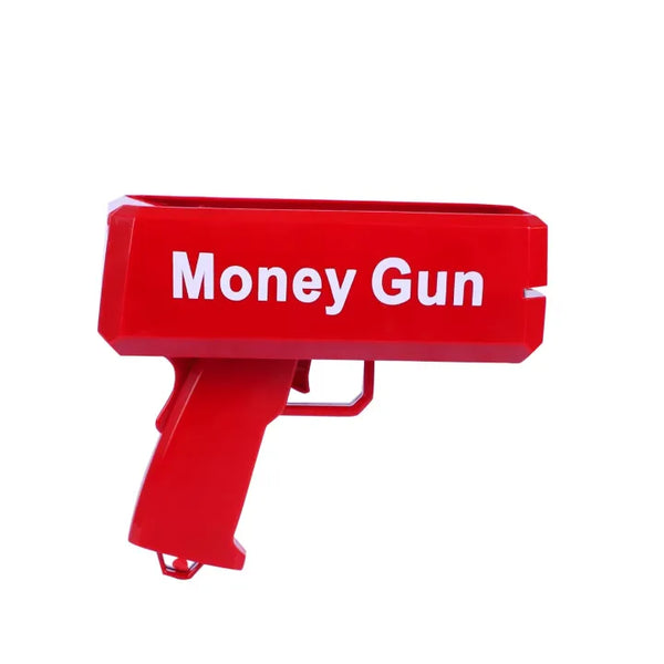 Money Gun Toy with Play Money – Party Cash Spray Gun