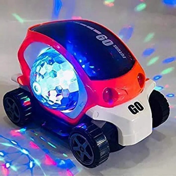 09 Future Musical Car – 360° Rotating Toy with Lights & Music