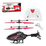 2-in-1 Remote Control & Hand Sensor Helicopter with 3D Lights